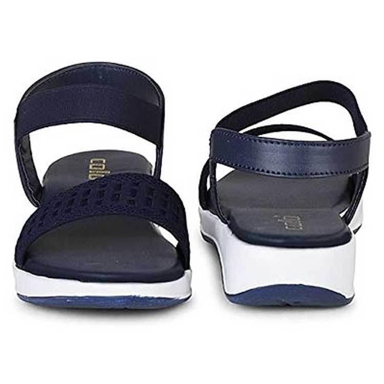 Navy Blue Square Toe Jewel Sandals by Kaleidoscope | Look Again