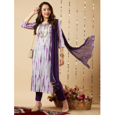 Fancy Rayon  Embroidery And Sequence Work Kurta Set