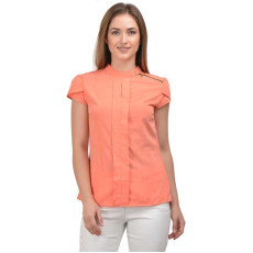 Women's Crepe Solid High Neck Top