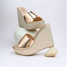 Heels for Girls and Women in Golden Peach