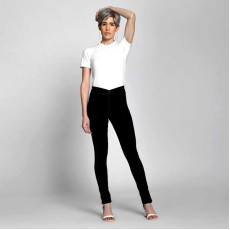 Women's Cotton Lycra Solid Skinny Fit Jeans 